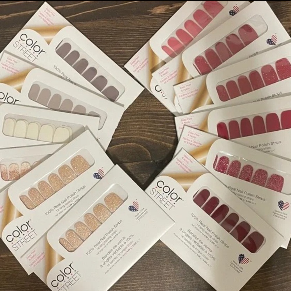 {12 Sets} Color Street Nail Polish Strips